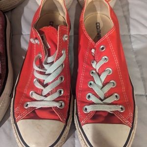 Like a new pair of red size 8 Converse